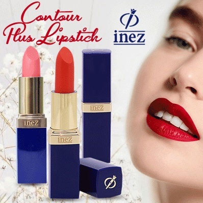 Inez Contour Plus Lipstick - True Red