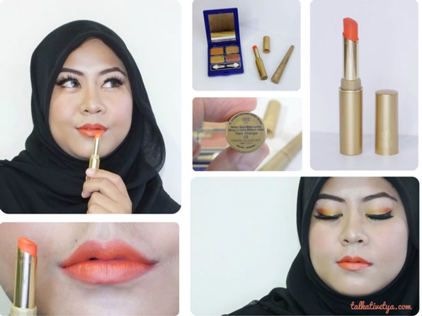 Inez Lipstick Fiery Orange (Nomor 5)