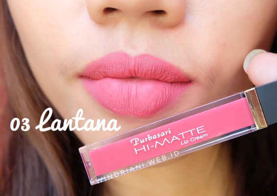 Lipstik Purbasari Hi Matte Lip Cream No 3 Lantana
