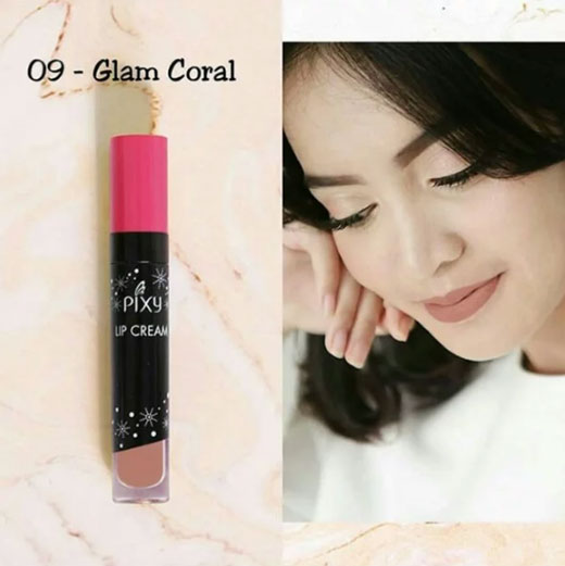 Pixy Lip Cream Nude Shade Glam Coral