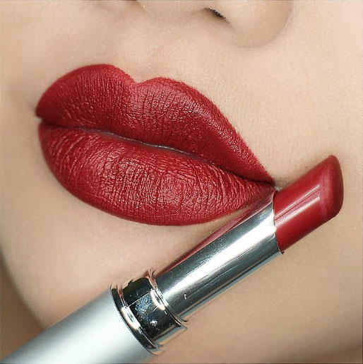 Wardah Long Lasting Lipstick, shade Cherry Glam