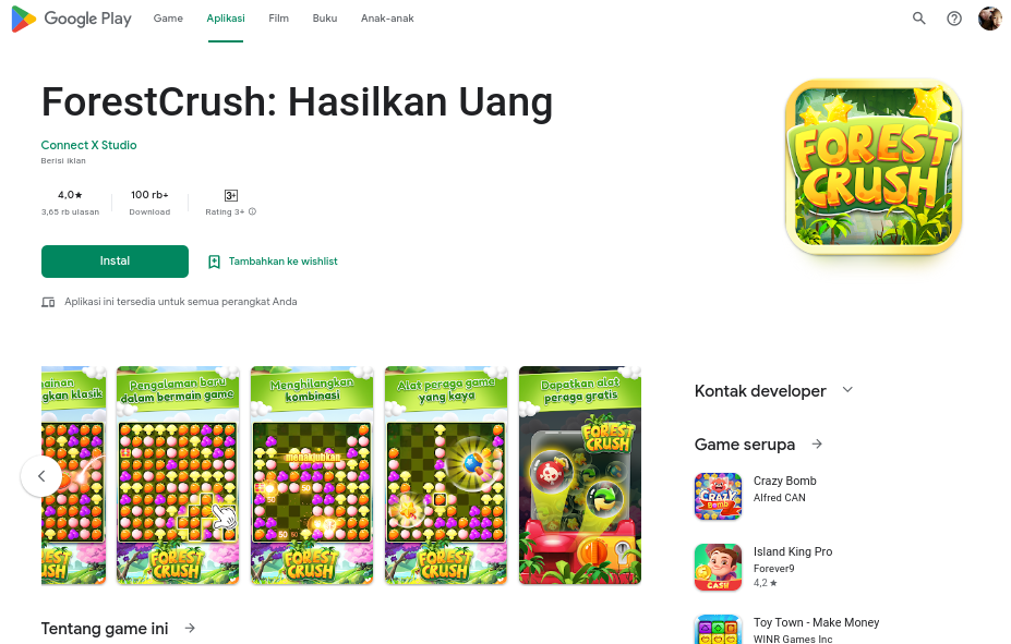 forestcrush-apk-game-penghasil-uang