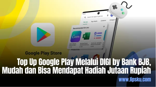 Top Up Google Play Melalui DIGI by Bank BJB
