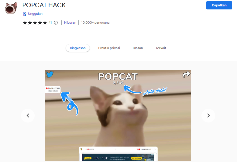 Popcat Click Hack  Ini Link Downloadnya