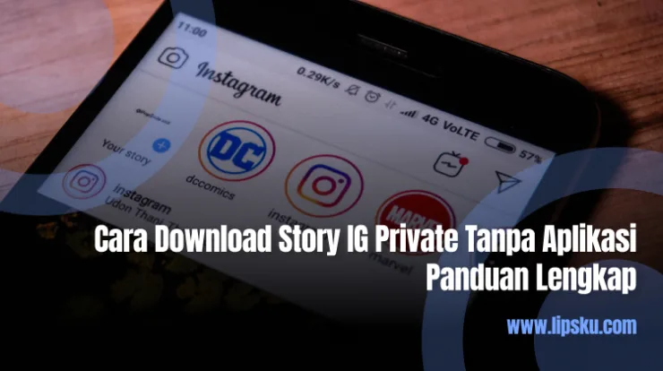 Cara Download Story IG Private Tanpa Aplikasi