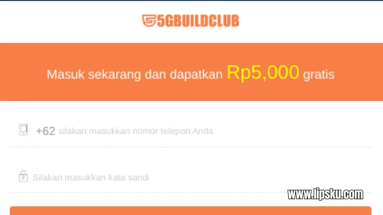 5GBuildClub Com Penghasil Uang Login Dapat Rp5.000 Aman atau Penipuan?