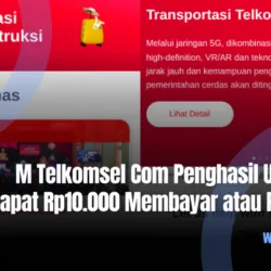 M Telkomsel Com Penghasil Uang Login Dapat Rp10.000 Membayar atau Penipuan?