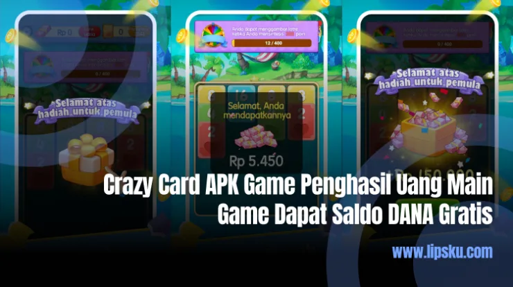 Crazy Card APK Game Penghasil Uang Main Game Dapat Saldo DANA Gratis