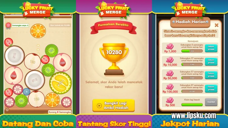 Lucky Fruit Merge APK Game Penghasil Uang Apakah Terbukti Membayar atau Penipuan?