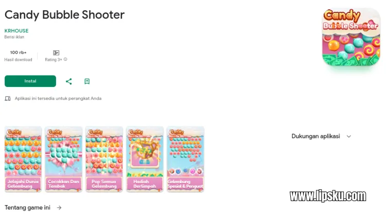 Candy Bubble Shooter APK Game Penghasil Uang Bermain Game Dapat Uang