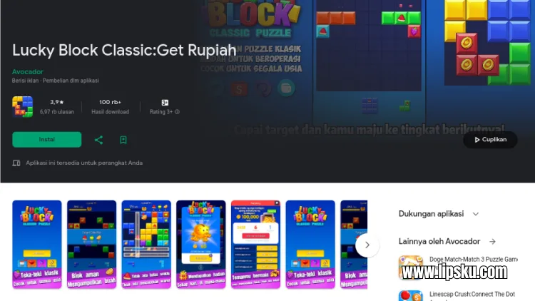 Lucky Block Classic APK Game Penghasil Uang Bermain Game Dapat Uang Gratis