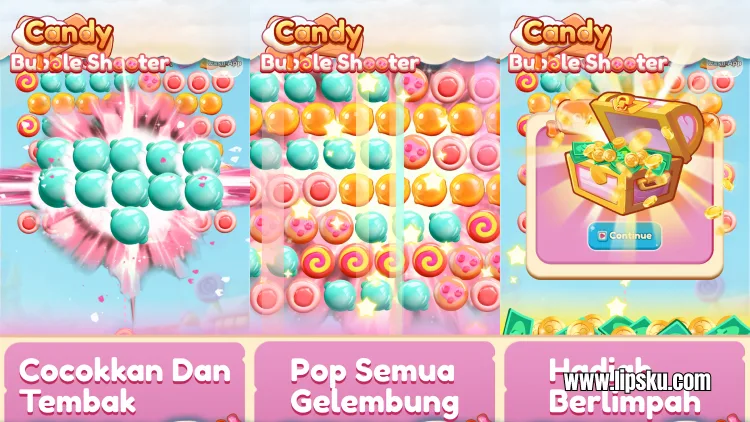 Candy Bubble Shooter APK Game Penghasil Uang Bermain Game Dapat Uang