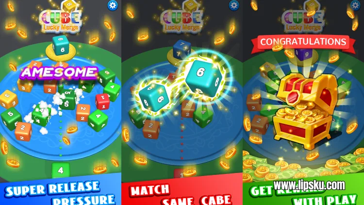 Cube Lucky Merge APK Game Penghasil Uang: Bermain Game Dapat Uang Gratis