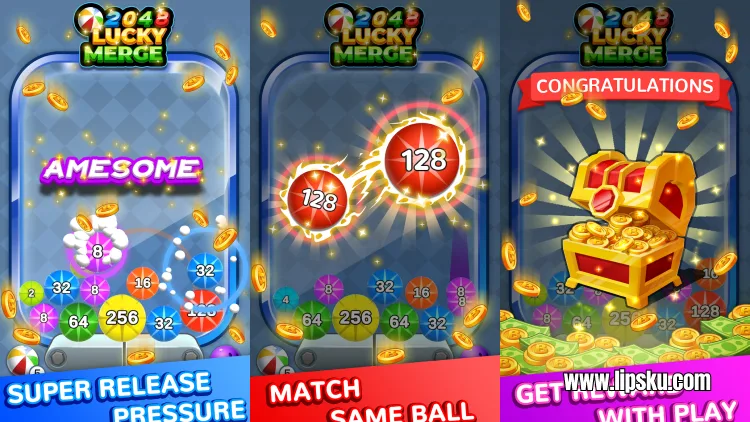 2048 Lucky Merge APK Game Penghasil Uang: Bermain Game Dapat Uang Gratis