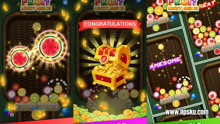 Fruit Lucky Merge APK Game Penghasil Uang: Mainkan Game Dapat Uang Gratis