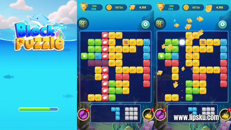 Block Puzzle Ocean APK Game Penghasil Uang Langsung ke DANA Apakah Membayar?