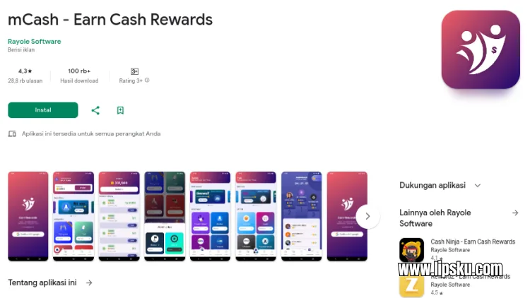 Aplikasi mCash Penghasil Uang Langsung ke DANA Terbukti Membayar!