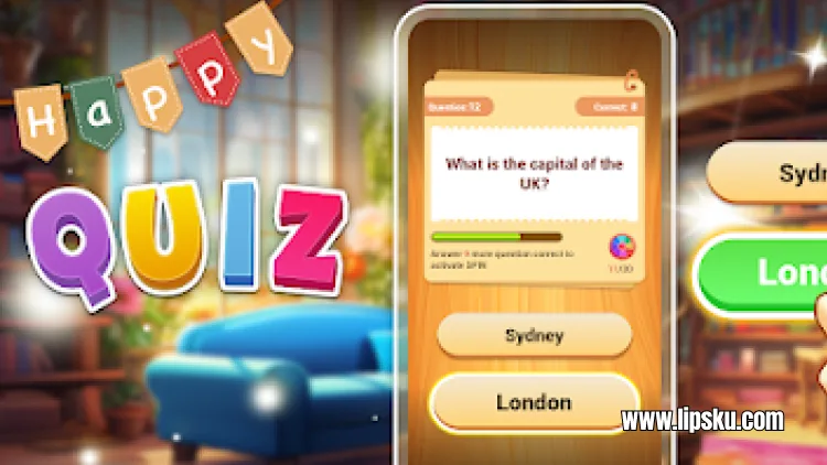 Happy Quiz APK Game Penghasil Uang Langsung ke DANA Terbukti Membayar?
