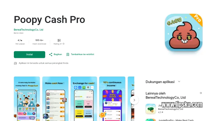 Poopy Cash Pro APK Penghasil Uang Langsung ke DANA Terbukti Membayar!