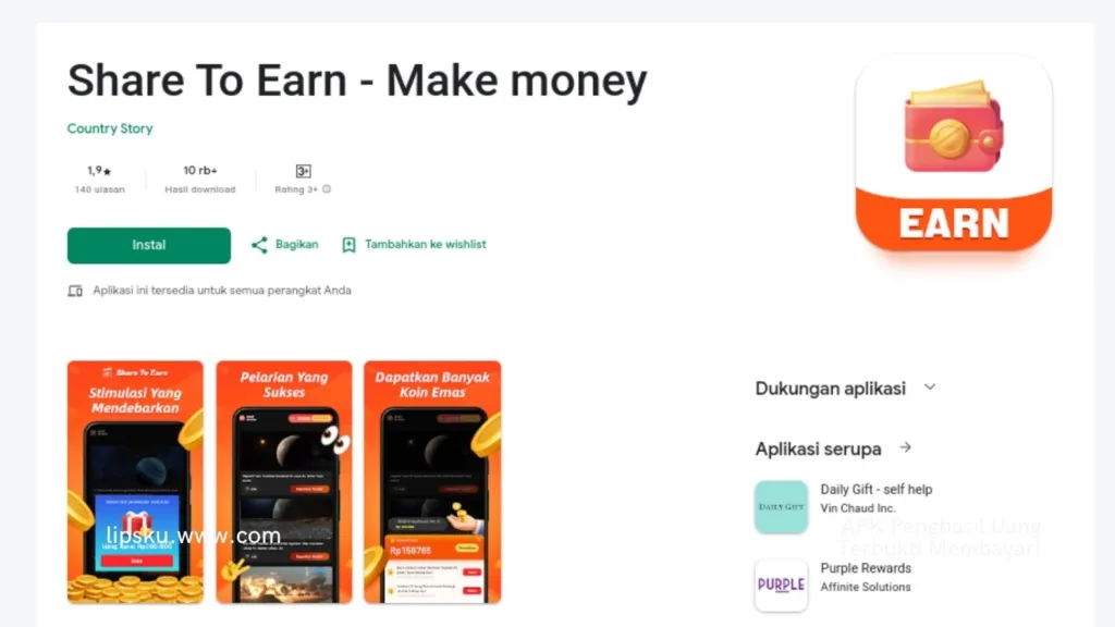 Aplikasi Share To Earn APK Penghasil Uang Langsung ke DANA Terbukti Membayar!