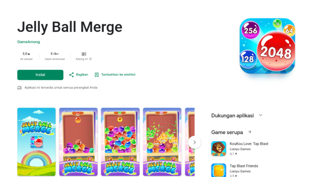 Jelly Ball Merge APK Game Penghasil Uang Langsung ke DANA Terbukti Membayar!