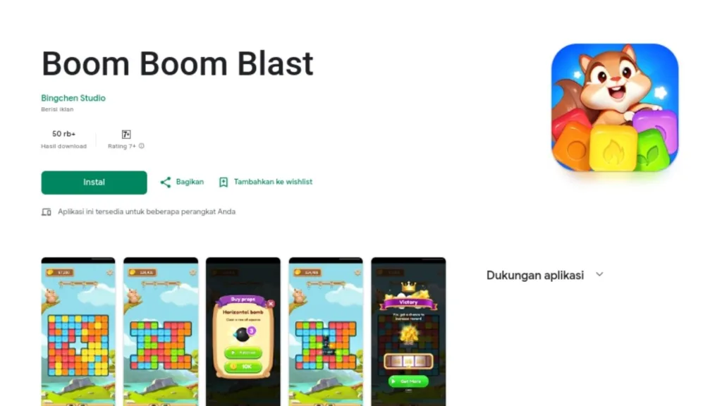 Boom Boom Blast APK Game Penghasil Uang Langsung ke DANA Apakah Membayar?
