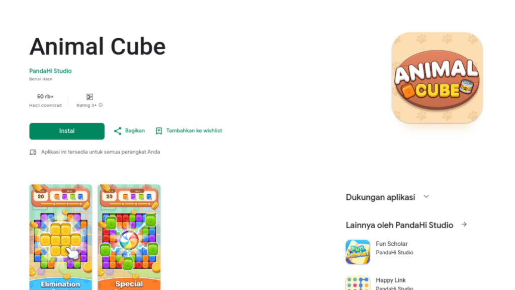 Animal Cube APK Game Penghasil Uang Langsung ke DANA Apakah Membayar?