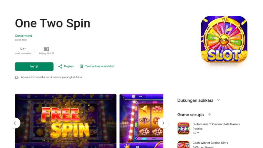 One Two Spin APK Game Penghasil Uang Langsung ke DANA Apakah Membayar?