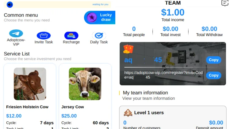Aplikasi Adopt Cow Penghasil Uang Login Dapat Rp 15.000 Apakah Membayar?