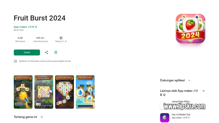 Fruit Burst 2024 APK Game Penghasil Uang Langsung ke DANA Terbukti Membayar!