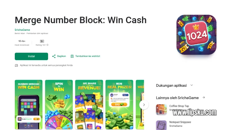 Merge Number Block APK Game Penghasil Uang Terbukti Membayar!