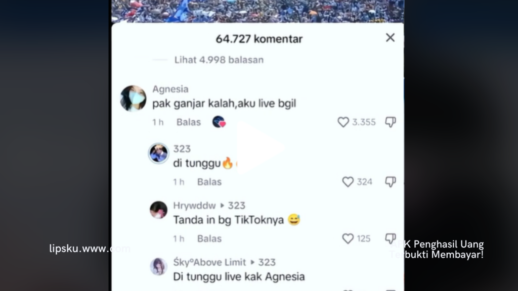 Agnesia Live Viral Setelah Pak Ganjar Kalah, Ini Link Downloadnya!