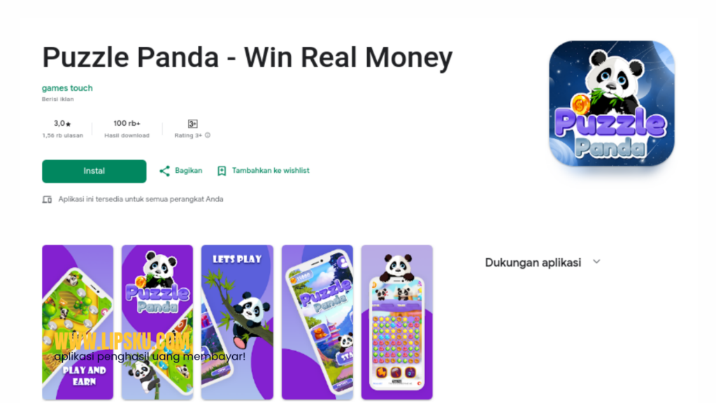 Puzzle Panda APK Game Penghasil Uang Apakah Terbukti Membayar atau Penipuan?