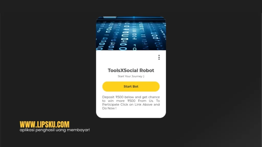 Toolsxsocial In – Tools Social Robot Penghasil Uang, Benarkah Membayar?