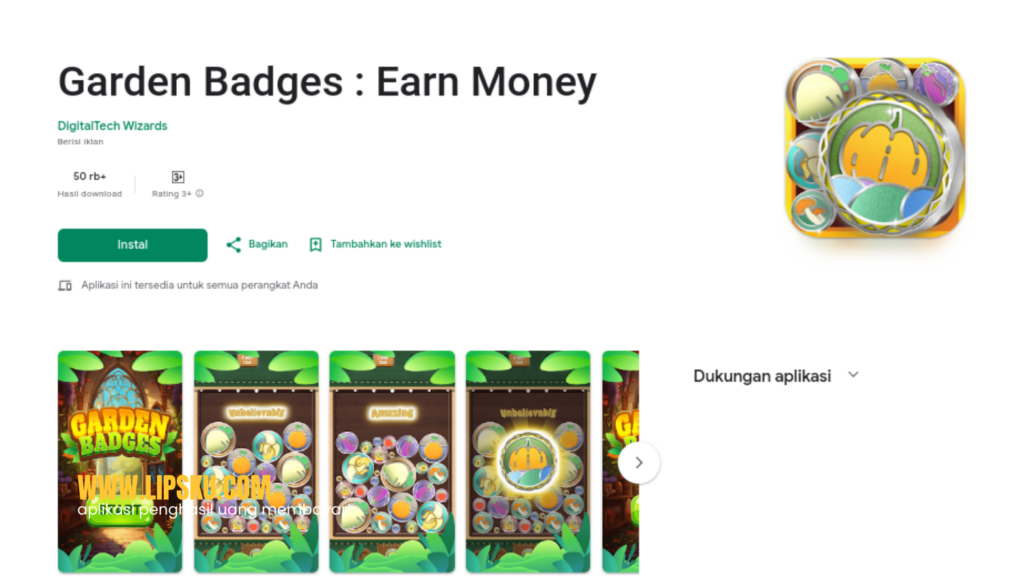 Garden Badges APK Game Penghasil Uang Langsung ke DANA Bisa Dapat Rp 200.000 Gratis!