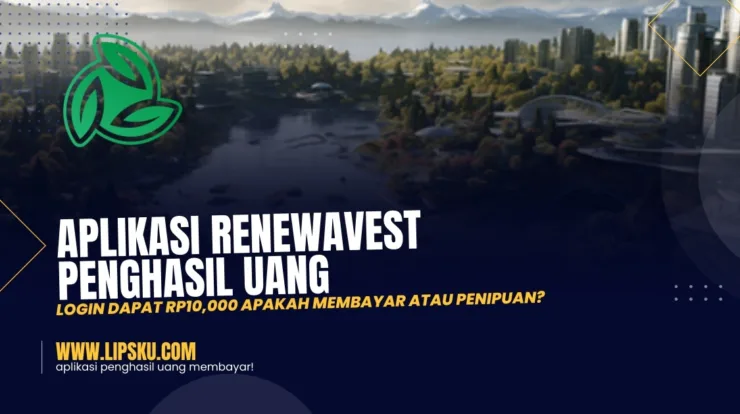 Aplikasi RenewaVest Penghasil Uang Login Dapat Rp10,000 Apakah Membayar atau Penipuan?