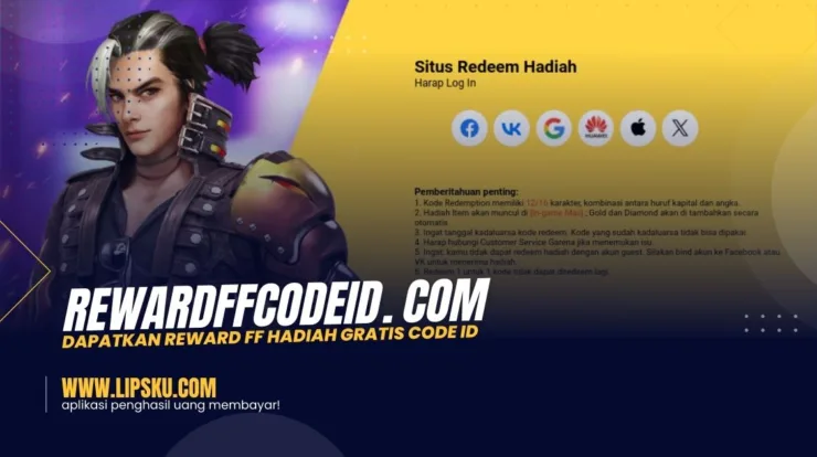 Rewardffcodeid. Com, Dapatkan Reward FF Hadiah Gratis Code Id