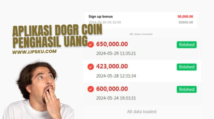 Bonus 50 Ribu Langsung di Aplikasi Doge Coin Penghasil Uang