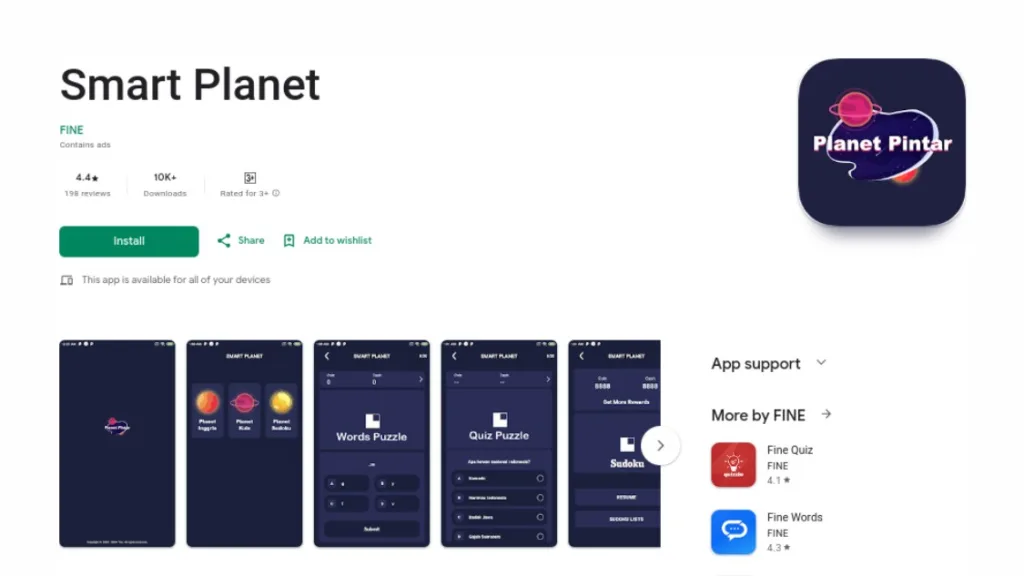 Jawab Kuis Dibayar: Aplikasi Smart Planet APK Penghasil Uang