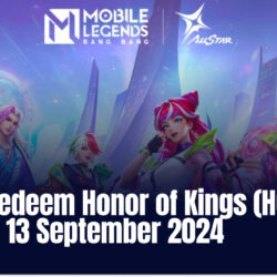 Kode Redeem Mobile Legends (ML) Hari Ini 13 September 2024