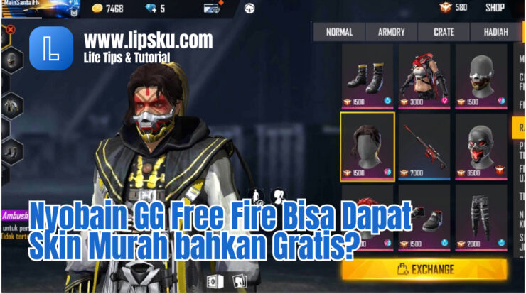 Nyobain GG Free Fire Bisa Dapat Skin Murah bahkan Gratis?