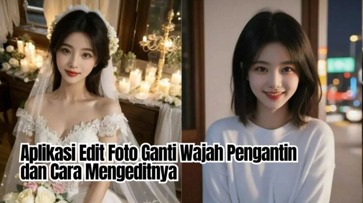 Aplikasi Edit Foto Ganti Wajah Pengantin dan Cara Mengeditnya