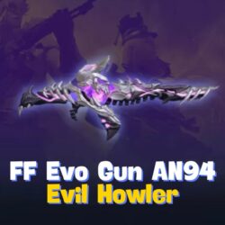 Cara Dapat FF Evo Gun AN94 Evil Howler Lewat Token Wheel