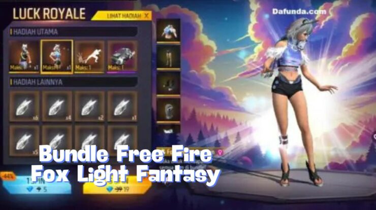 Cara Mendapatkan Bundle Free Fire Fox Light Fantasy di Luck Royale Terbaru