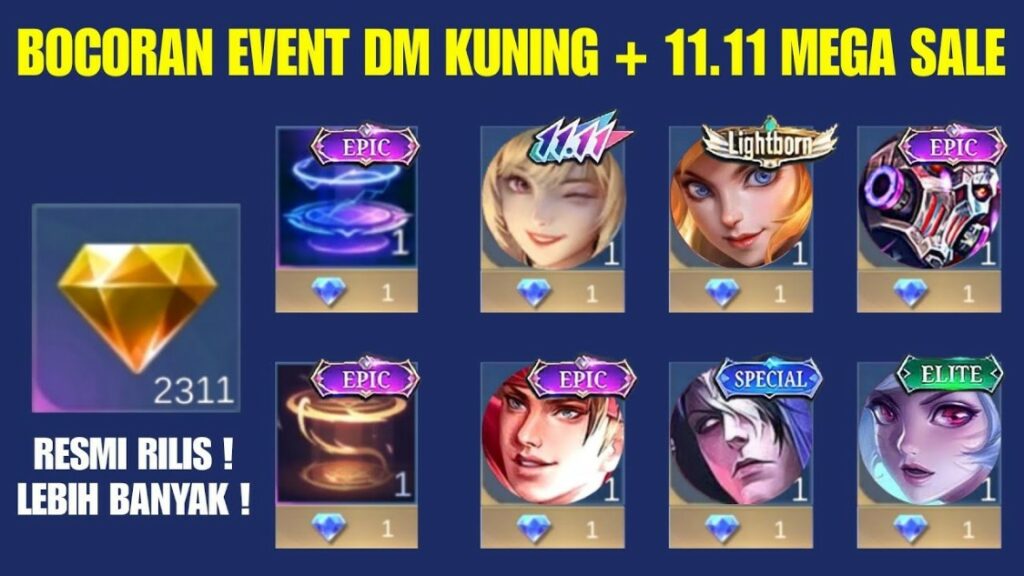 Sudah Tahu? Bocoran Event Diamond Kuning ML Oktober 2024