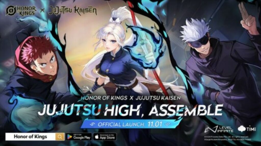 Bocoran Tanggal Rilis Honor of Kings x Jujutsu Kaisen dan Skin Hero