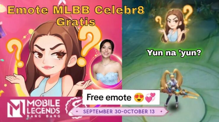 Emote MLBB Celebr8 Gratis di Ulang Tahun MLBB ke-8