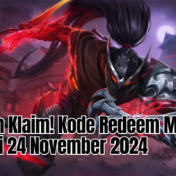 Buruan Klaim! Kode Redeem ML Hari Ini 24 November 2024