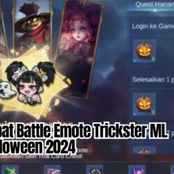 Cara Dapat Battle Emote Trickster ML Edisi Halloween 2024