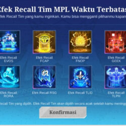 Cara Dapat Efek Recall Team MPL Permanen November 2024